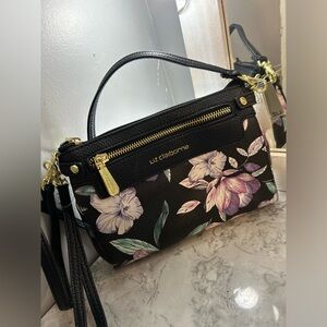Floral Crossbody Bag/Wristlet